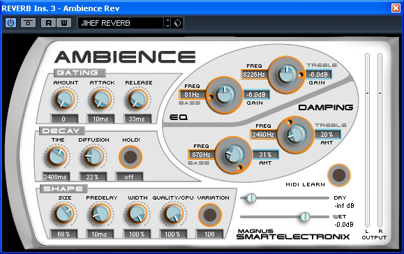 AMBIENCE REVERB